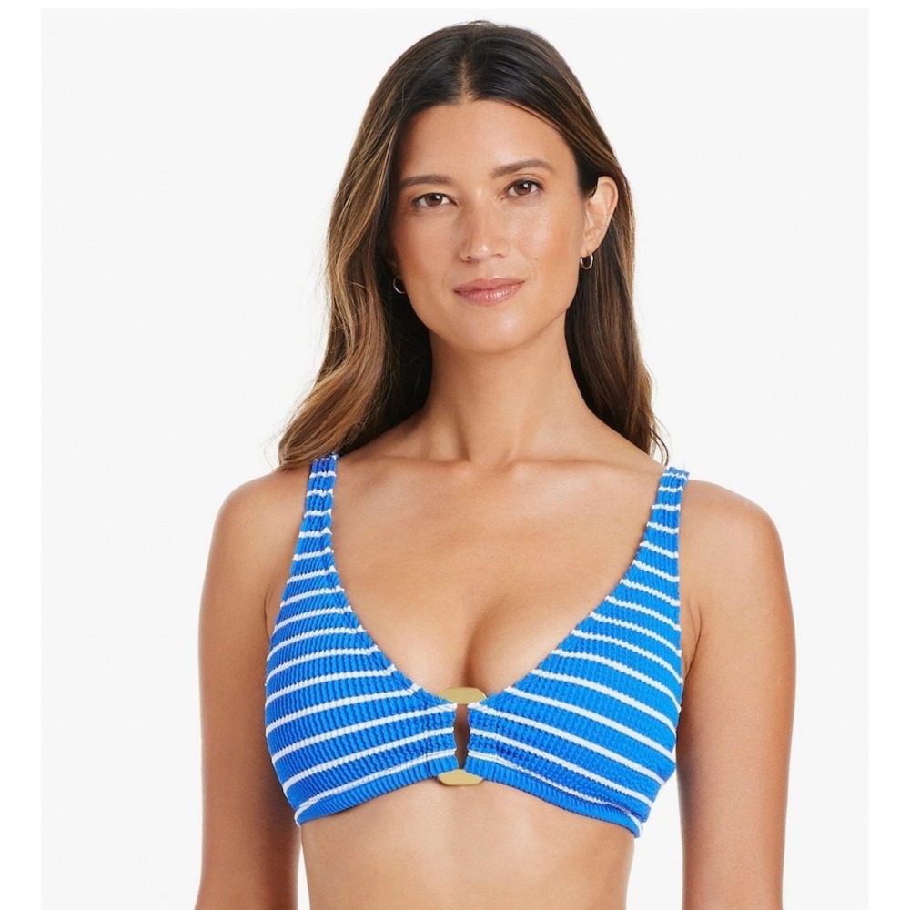 NWT Bleu Rod Beattie Bikini Top Women Pucker Up Over The Shoulder Bikini Top 4